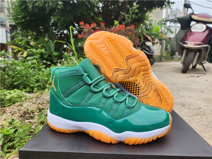 Men's Running weapon Air Jordan 11 Green Shoes 060 Men's Running weapon Air Jordan 11 Green Shoes 060